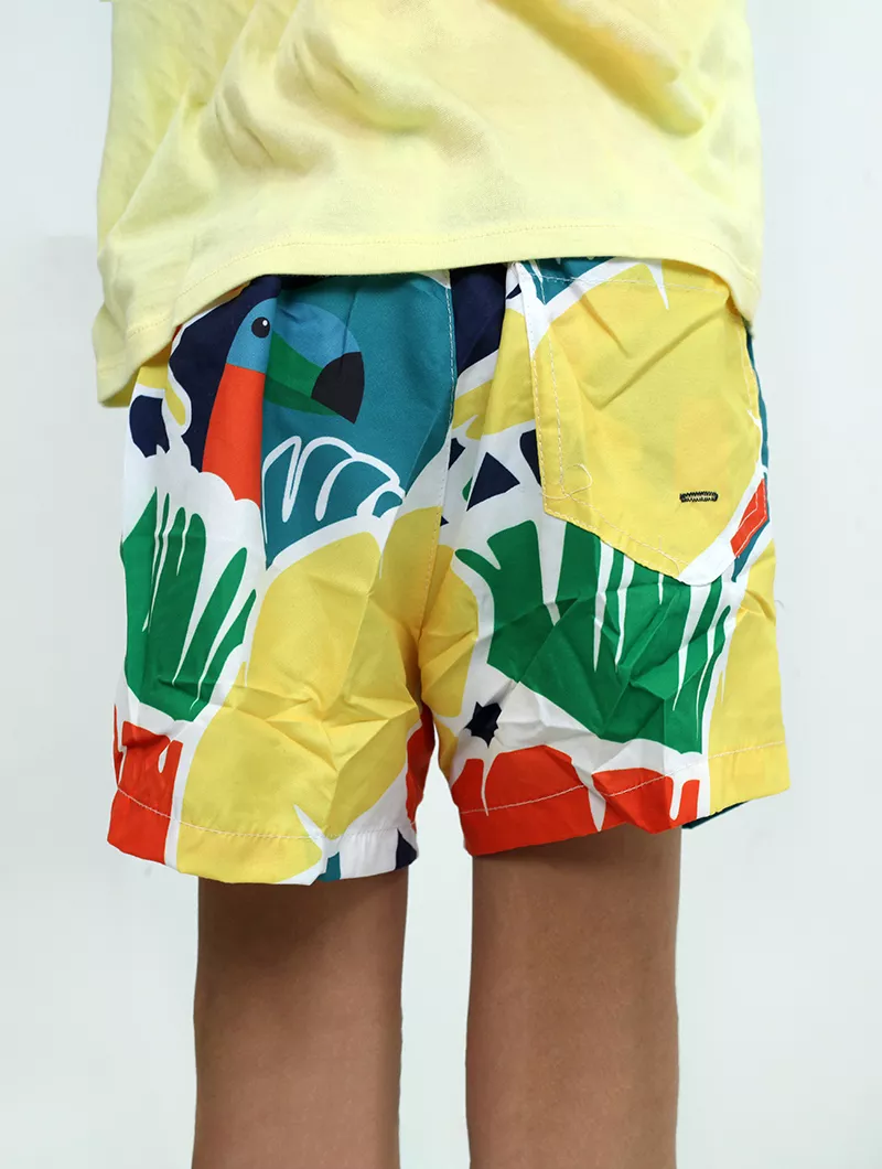Short de bain imprimé